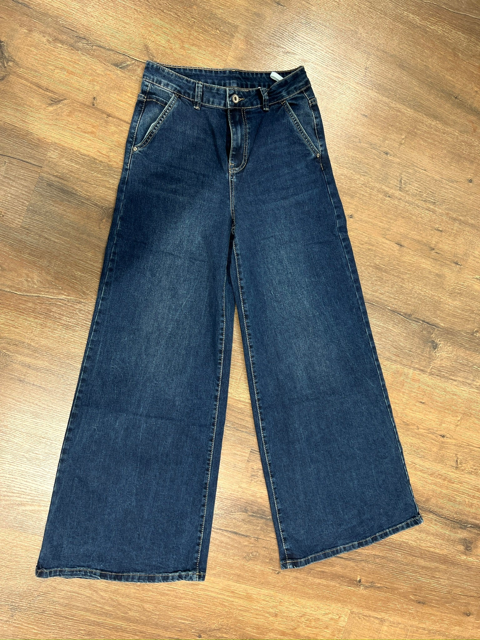 Jeans tasca filo - gamba larga