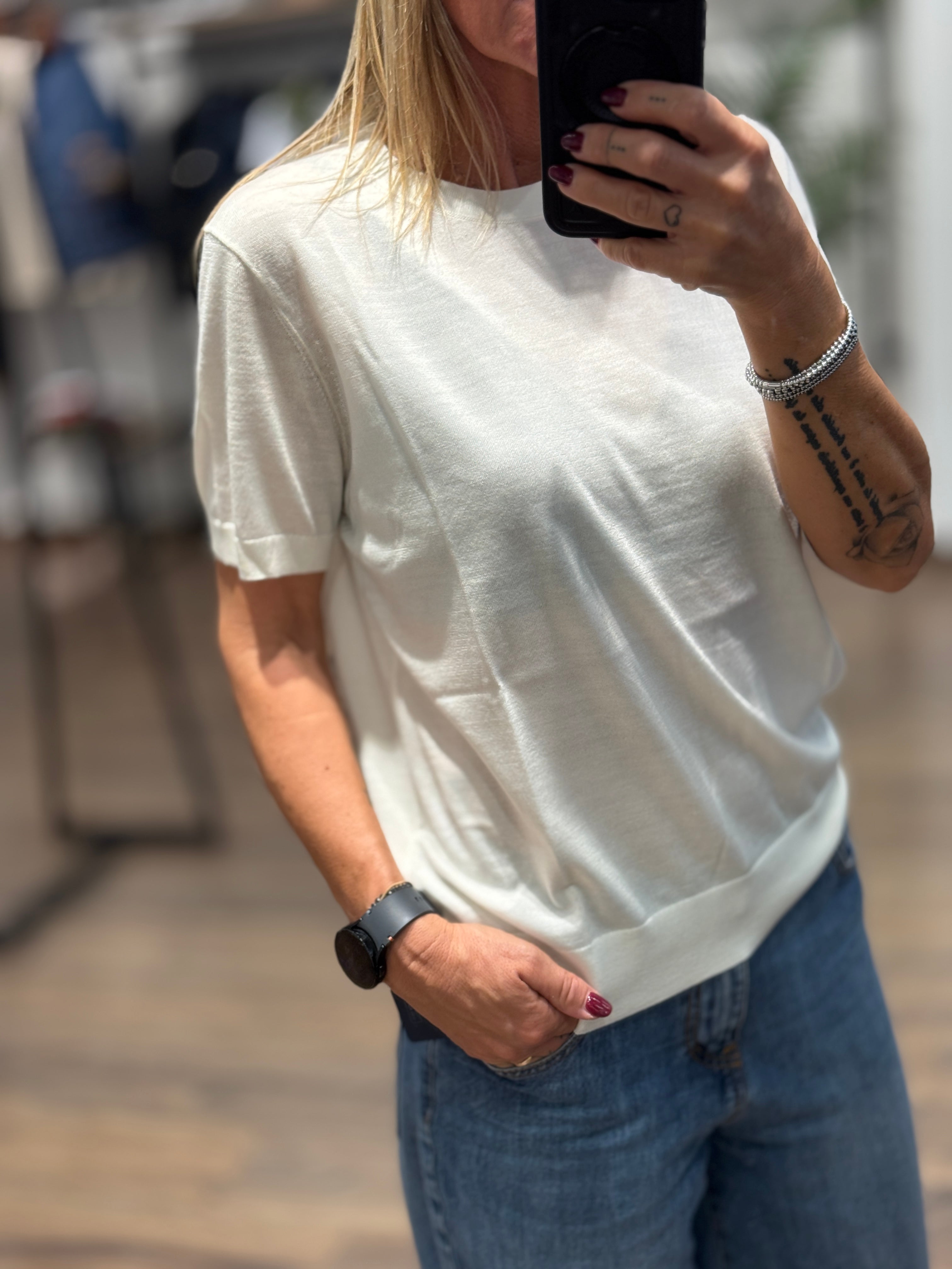 Maglia girocollo manica corta