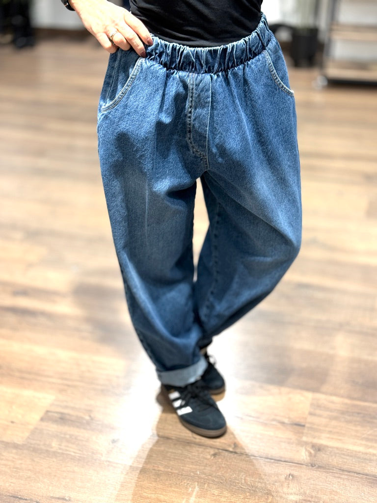 Jeans carrot morbido