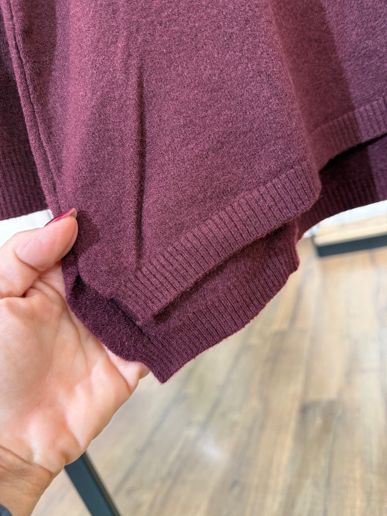 Maglia caldo cotone basica dal taglio morbido