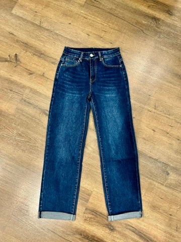 Jeans denim mom fit