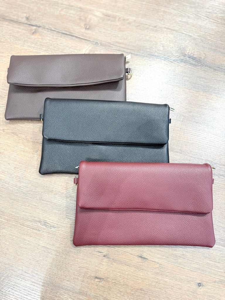 Pochette con chiusura a scomparsa
