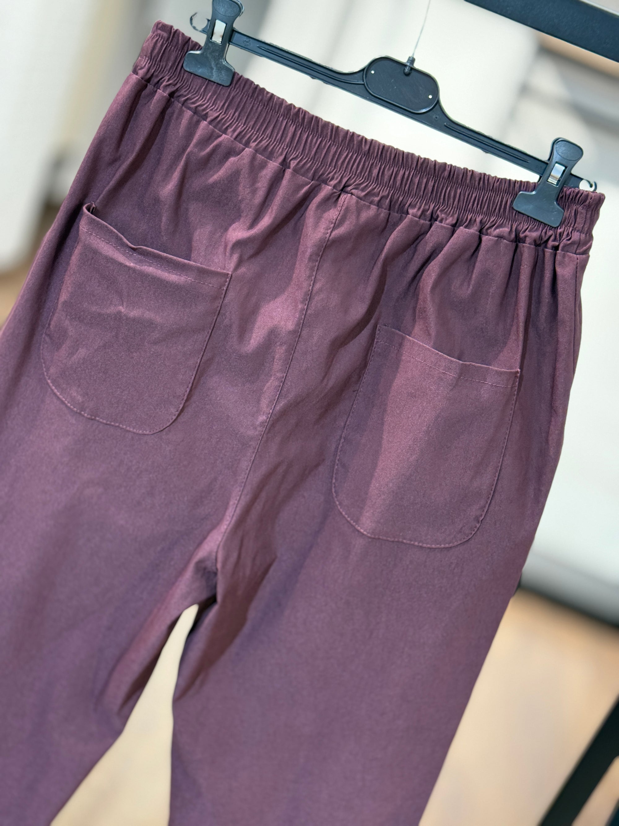 Pantalone con elastico baggie morbido