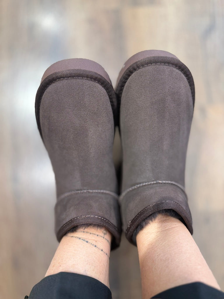 Australian tipo UGG "tacco" pelle