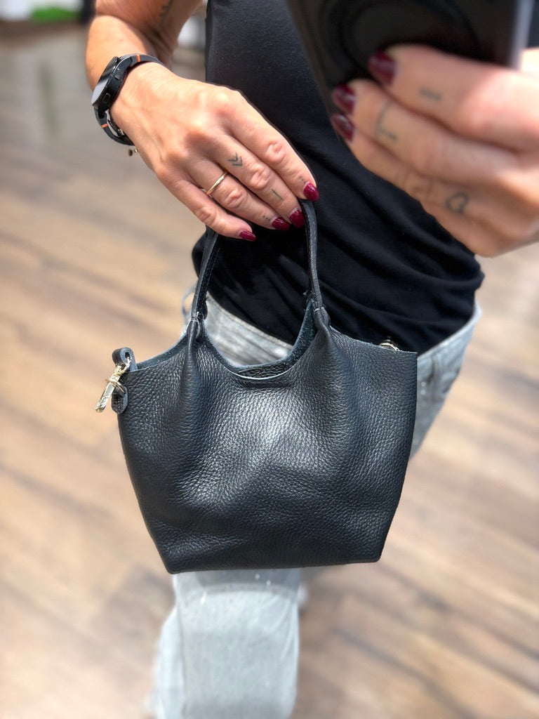 Mini borsa in pelle