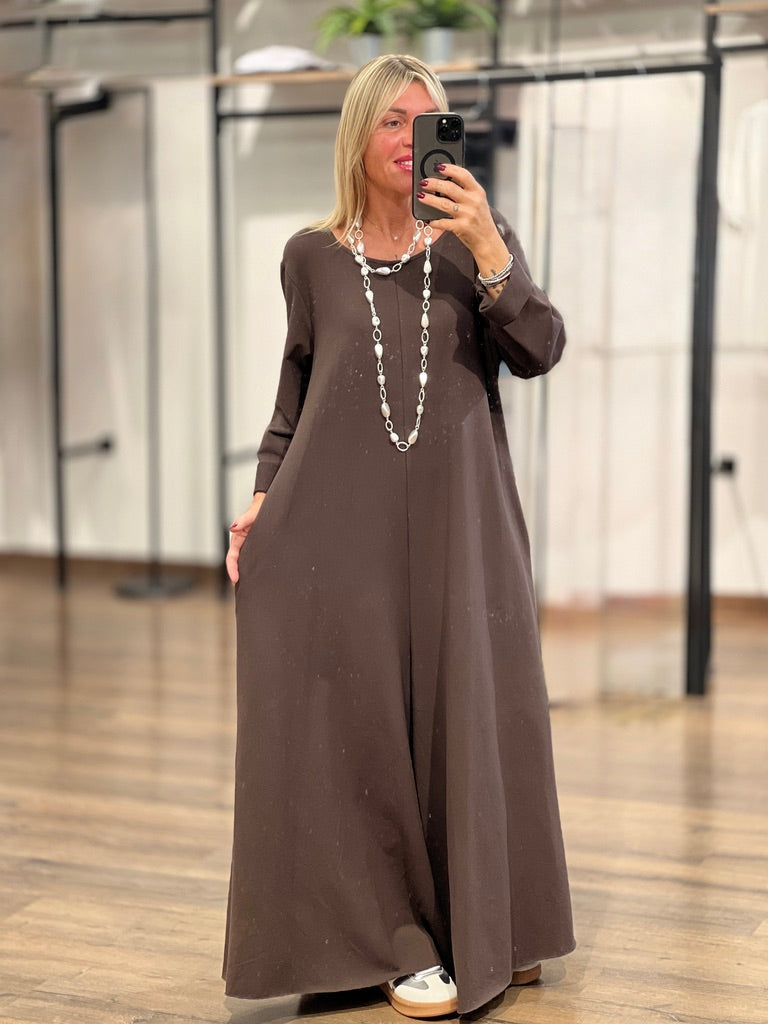 Tuta pantalone manica lunga