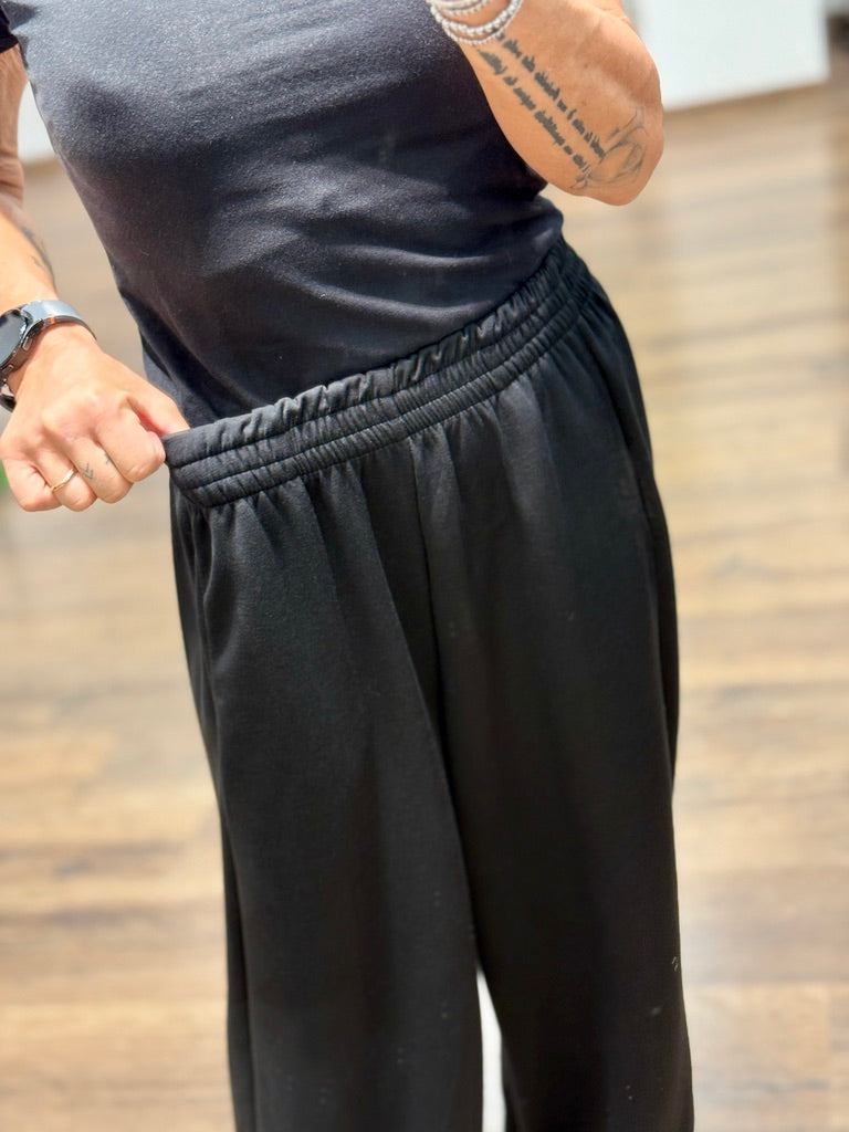 Pantalone con elastico in cintura