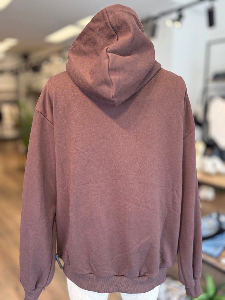 Felpa con zip e cappuccio