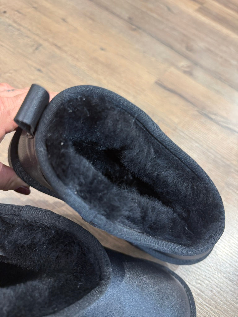 Australian tipo UGG" NERI" Pelle suola alta