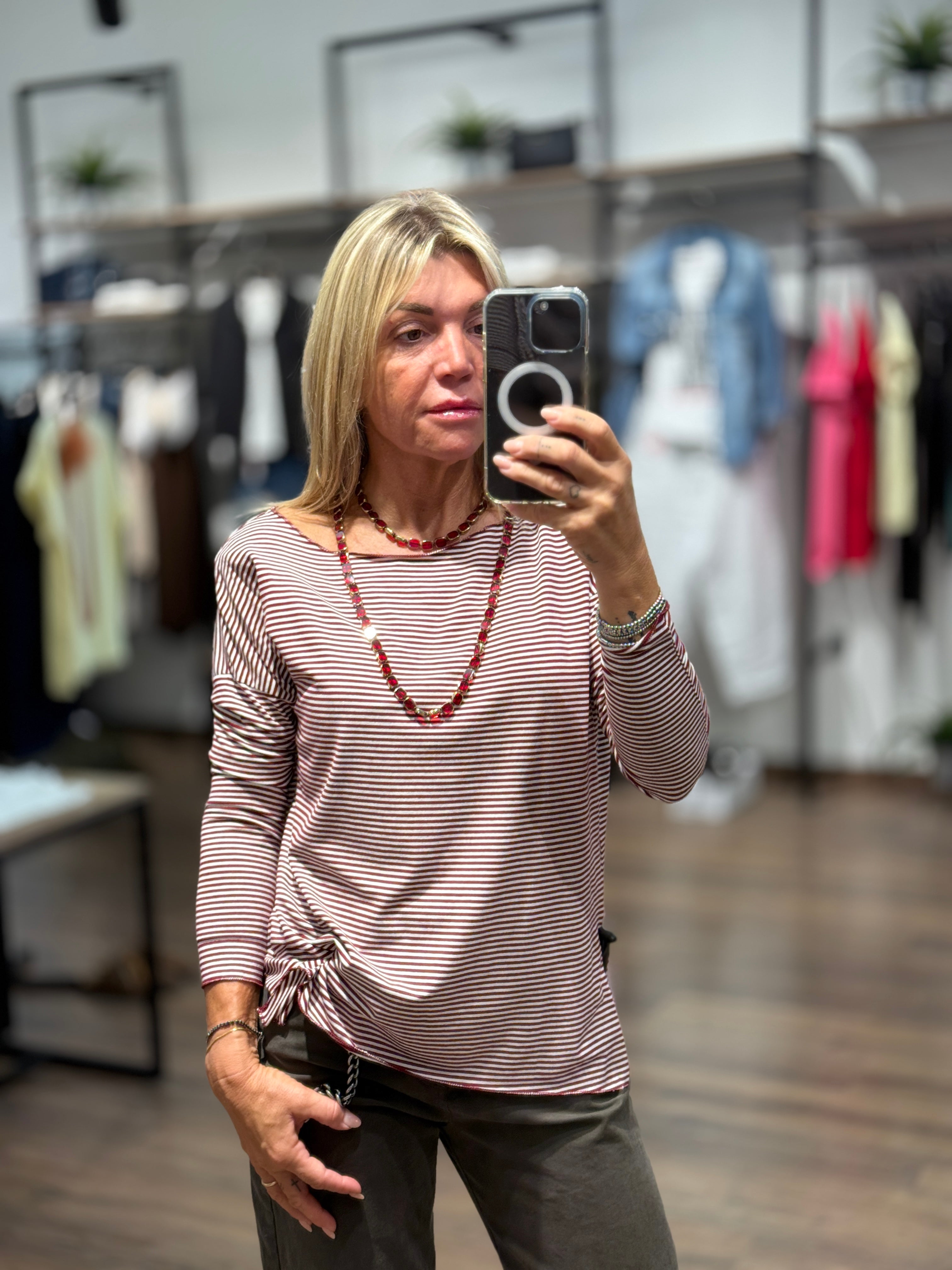 T-shirt a righe