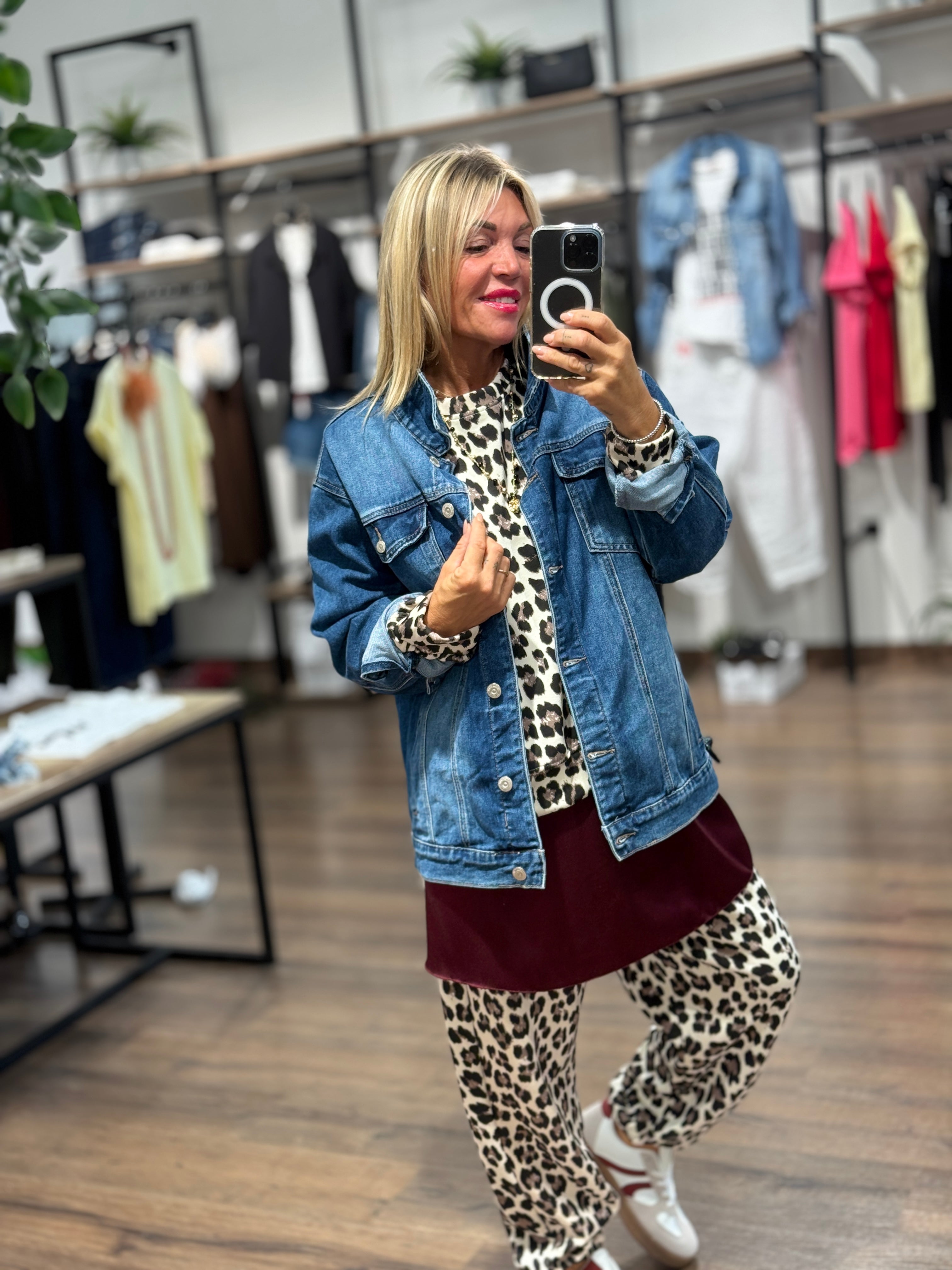 Giacca in Denim over
