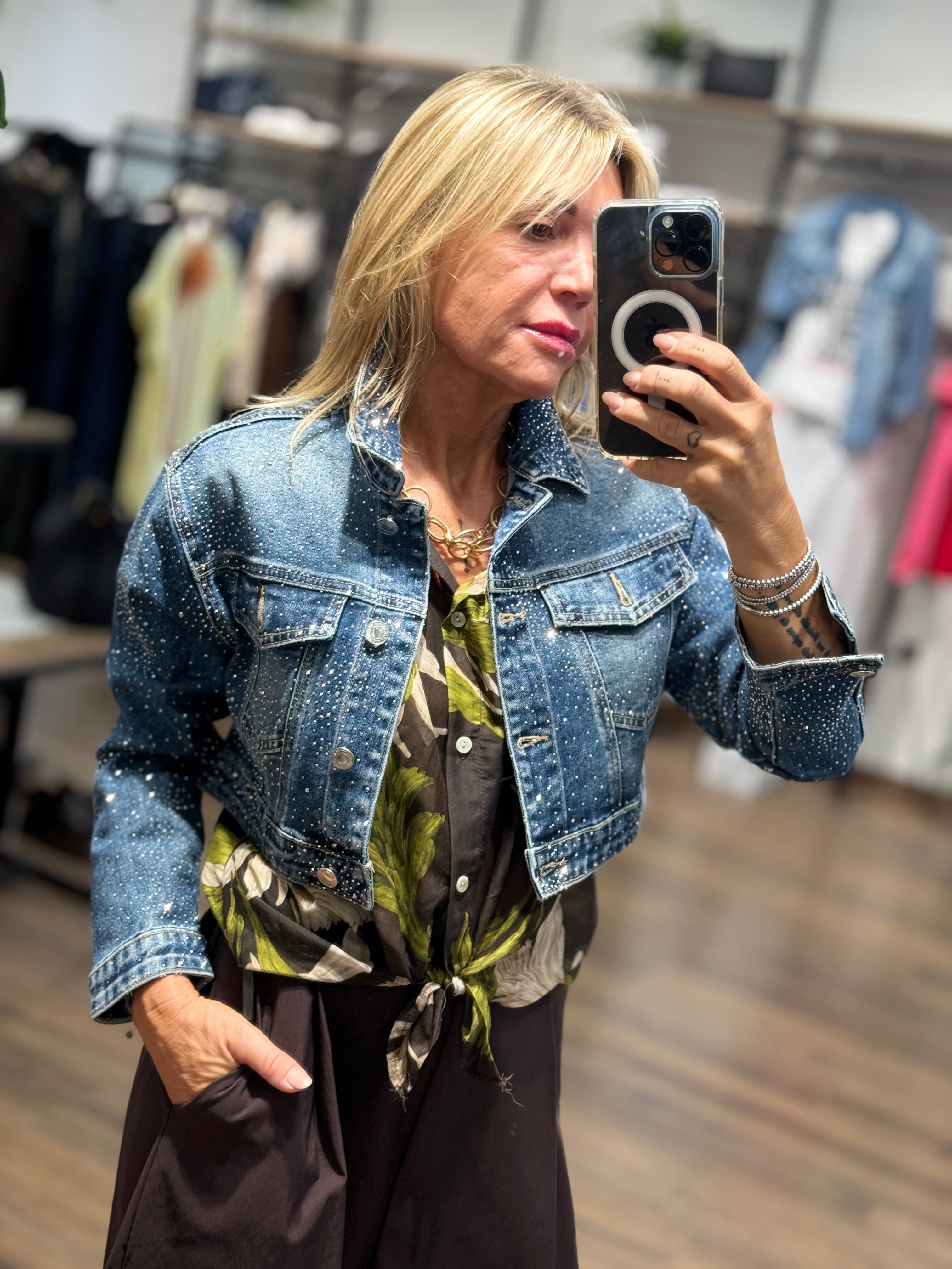 Giubbo in  Jeans corto