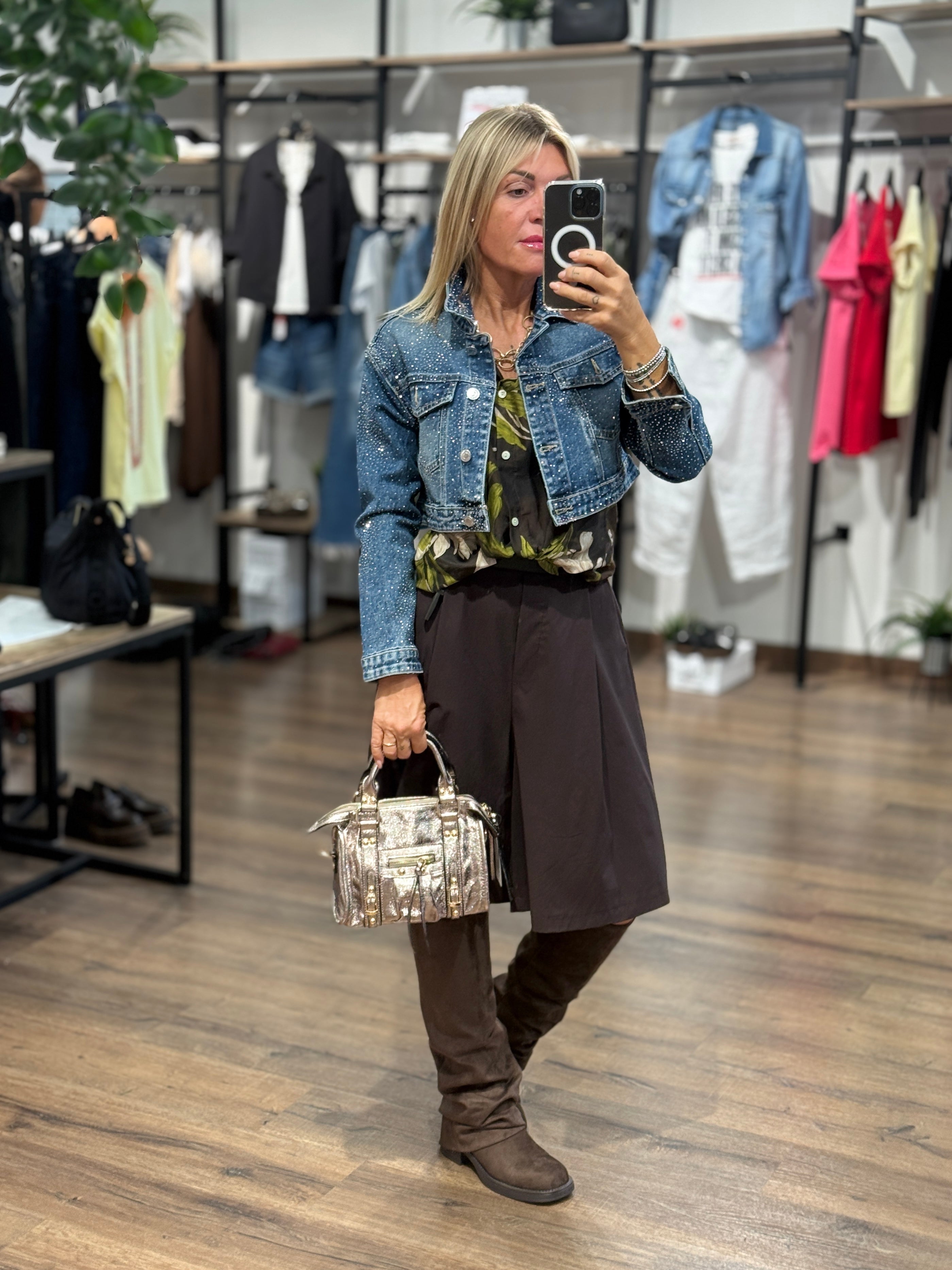 Giubbo in  Jeans corto