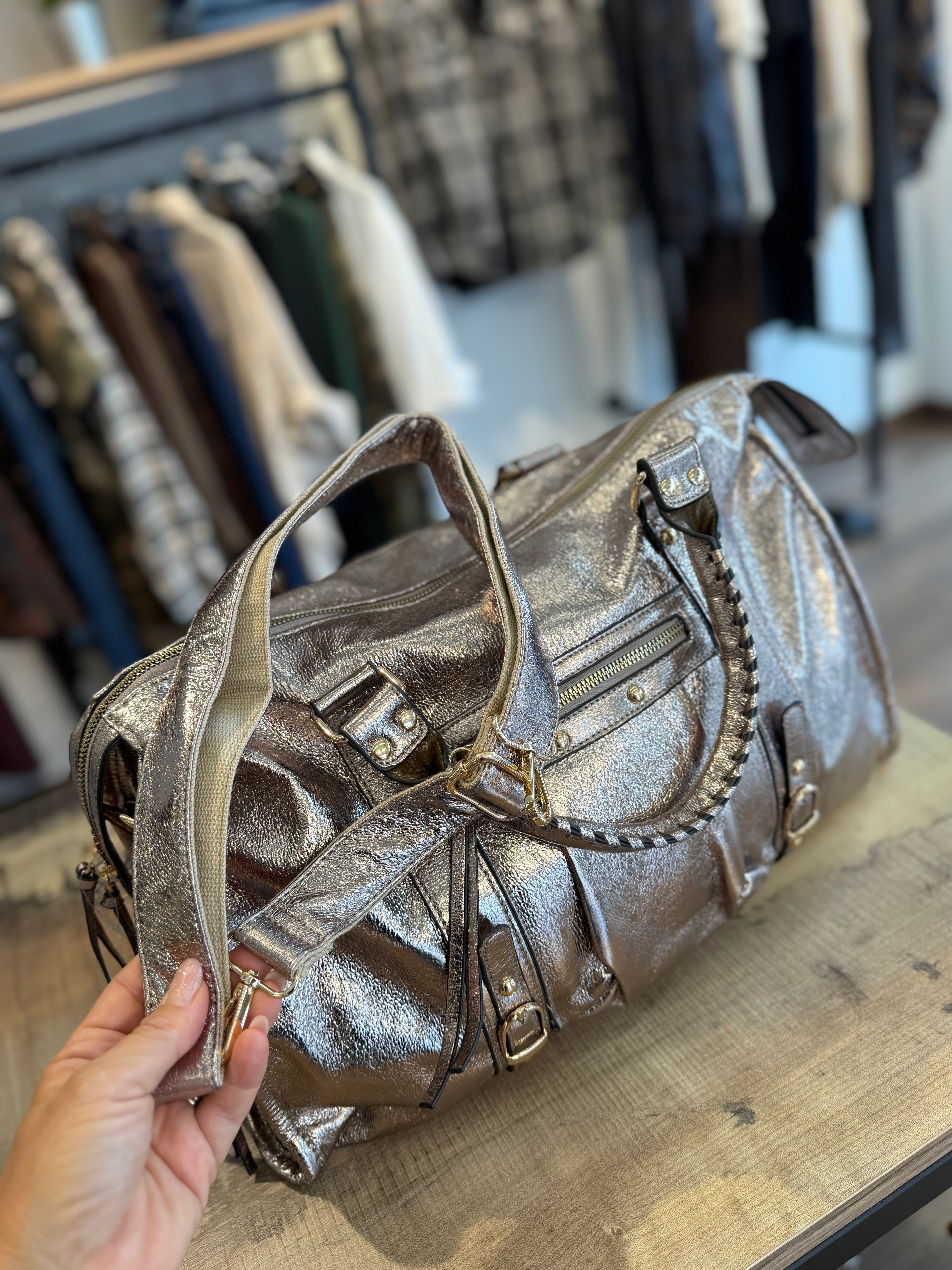 Borsa laminata tasche