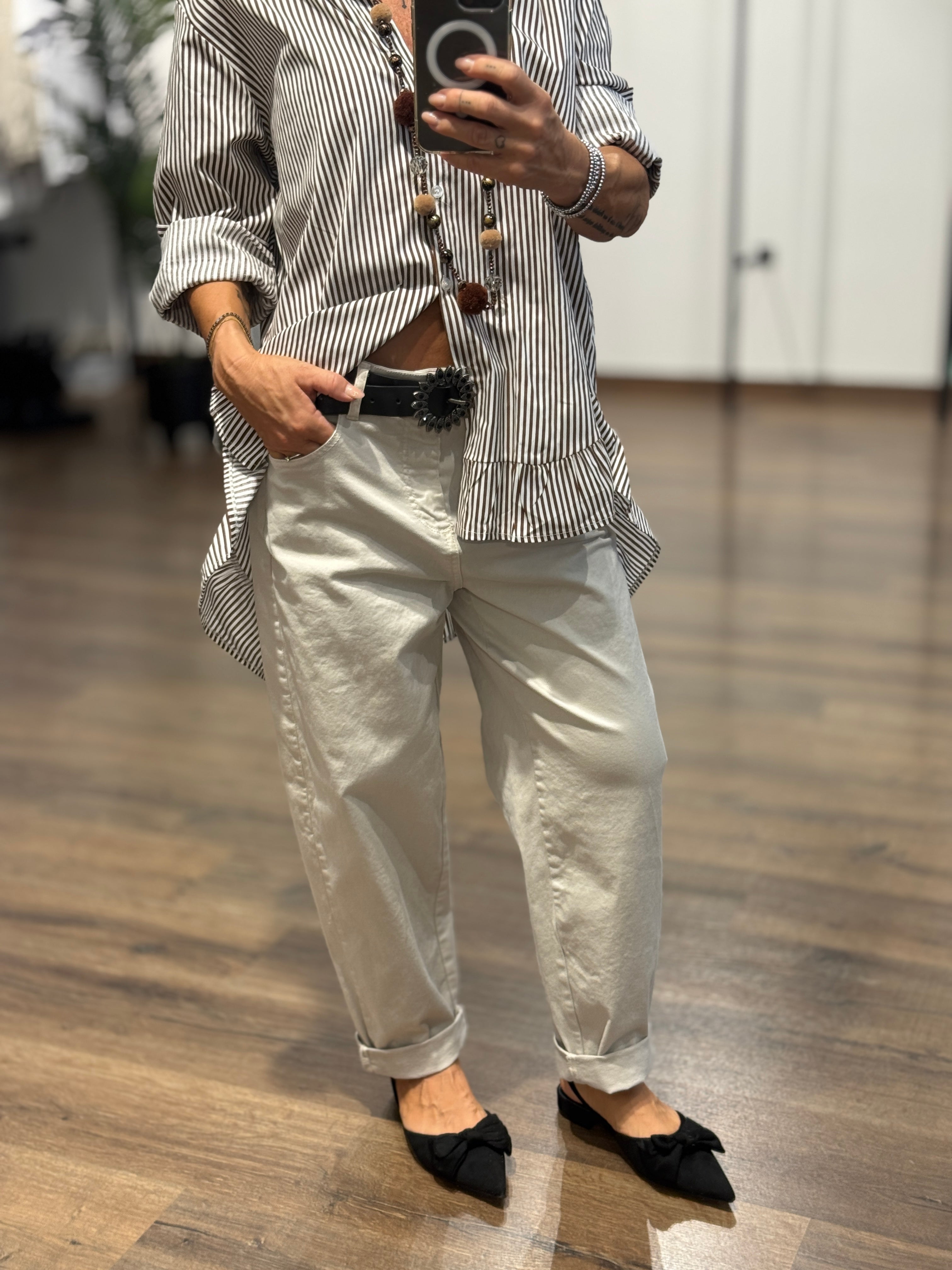 Pantalone con cintura
