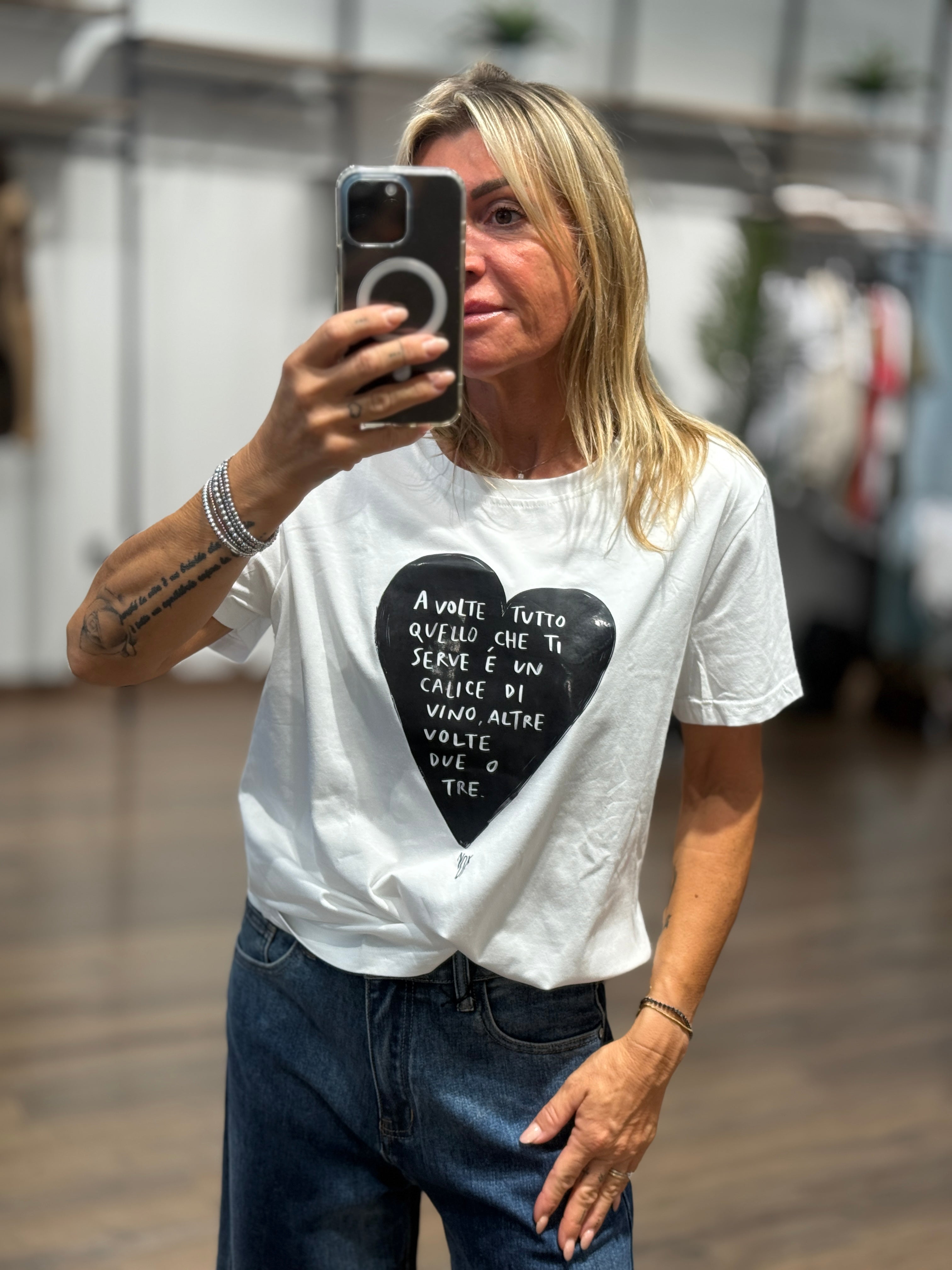 T-shirt con Cuore
