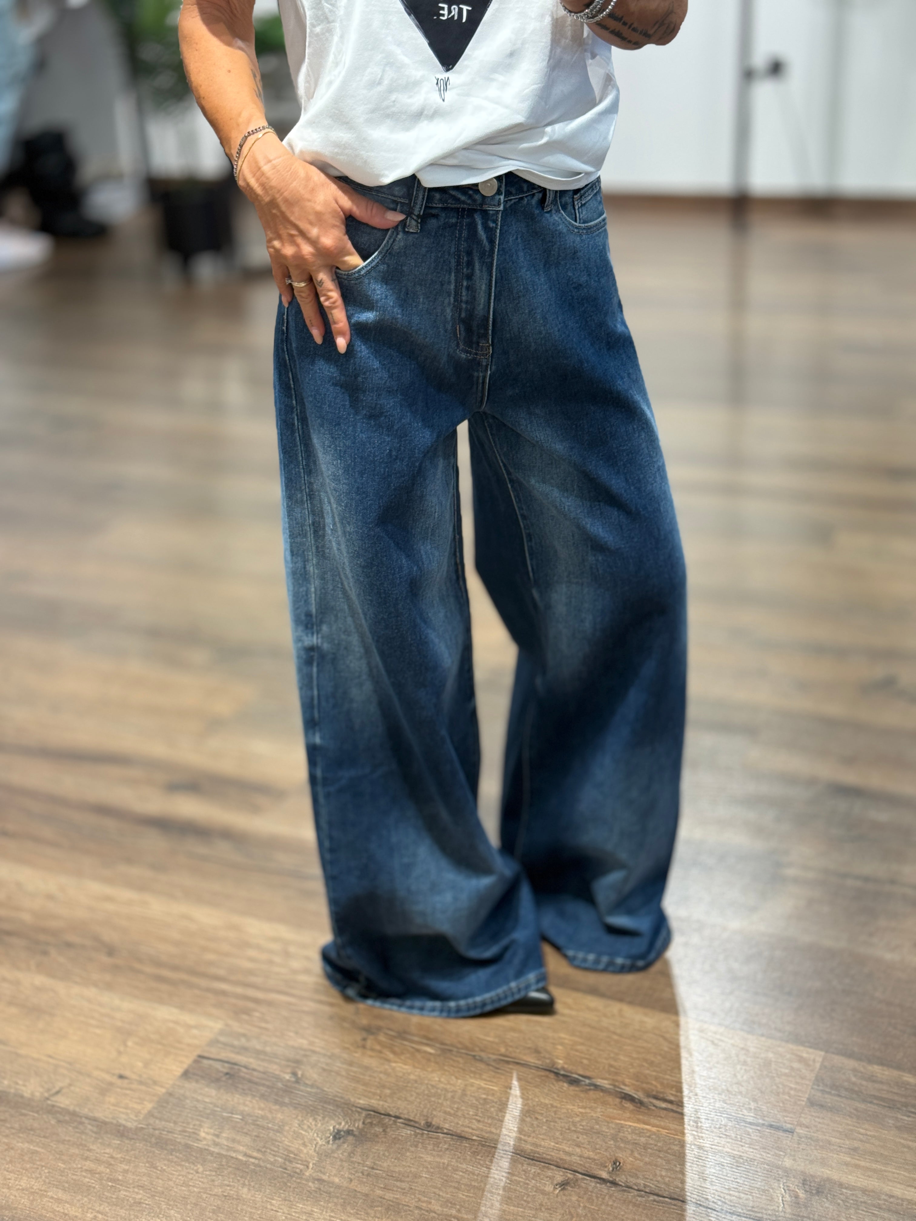 Jeans a palazzo