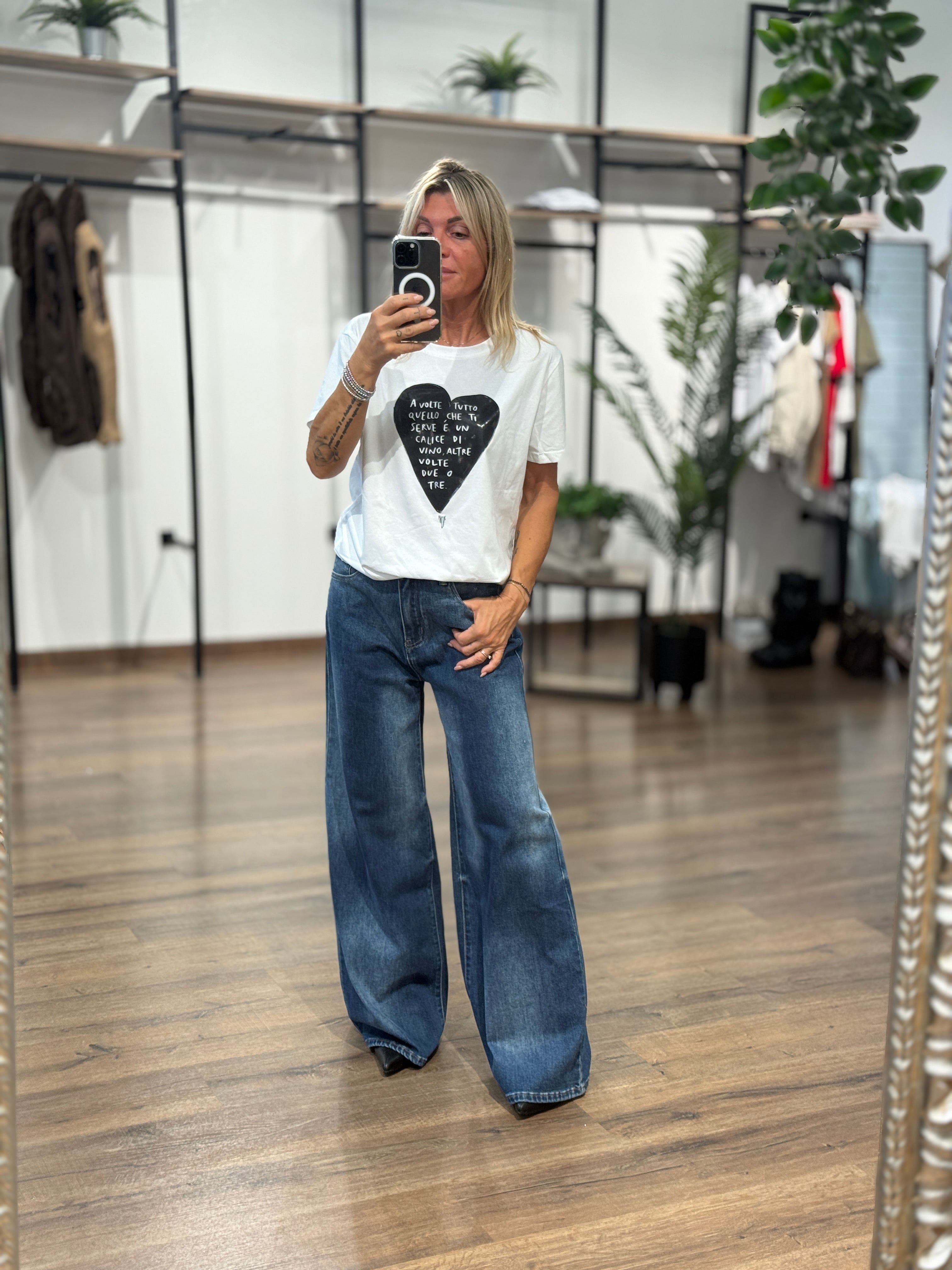 Jeans a palazzo