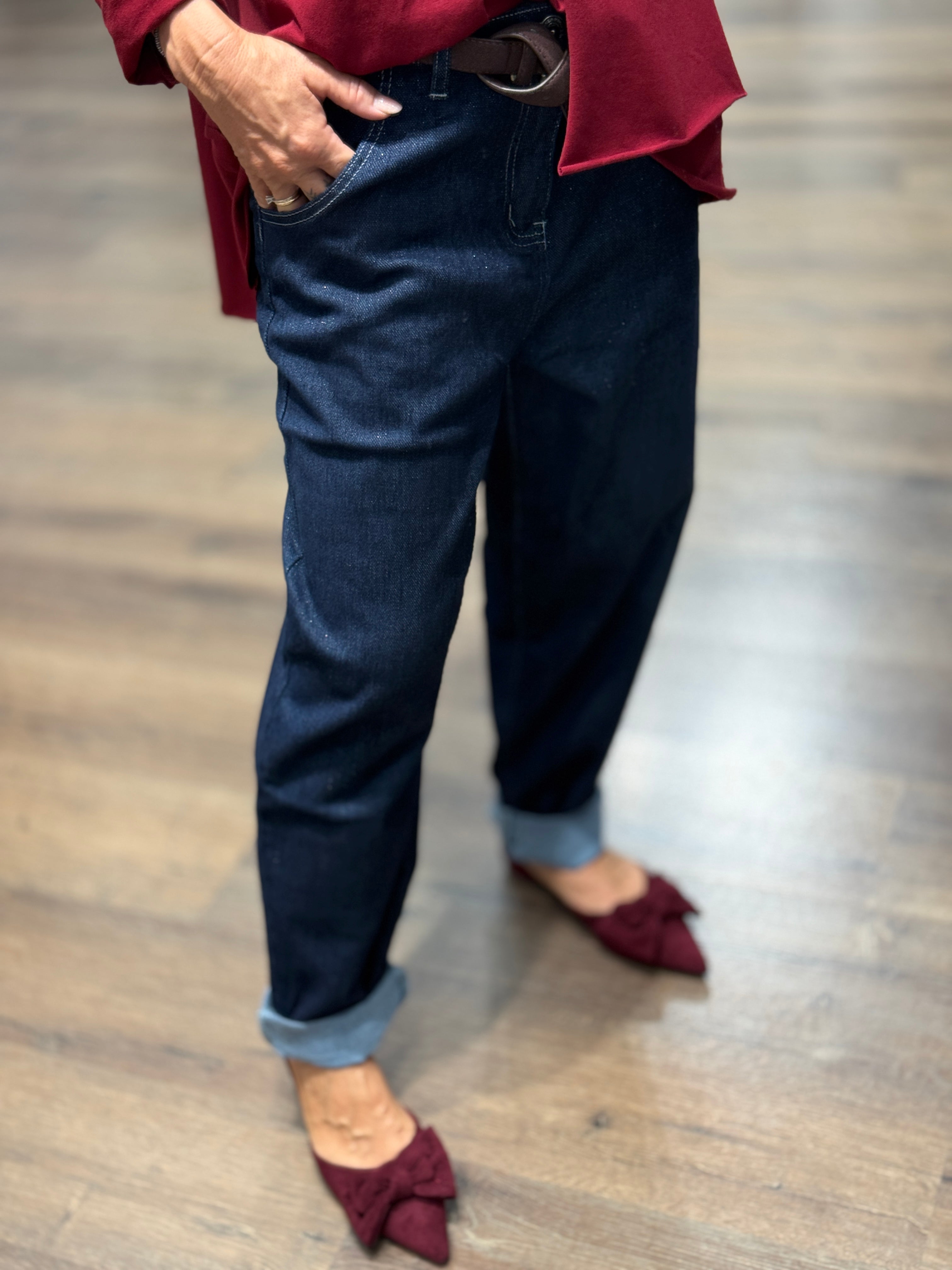 Jeans modello Momfit
