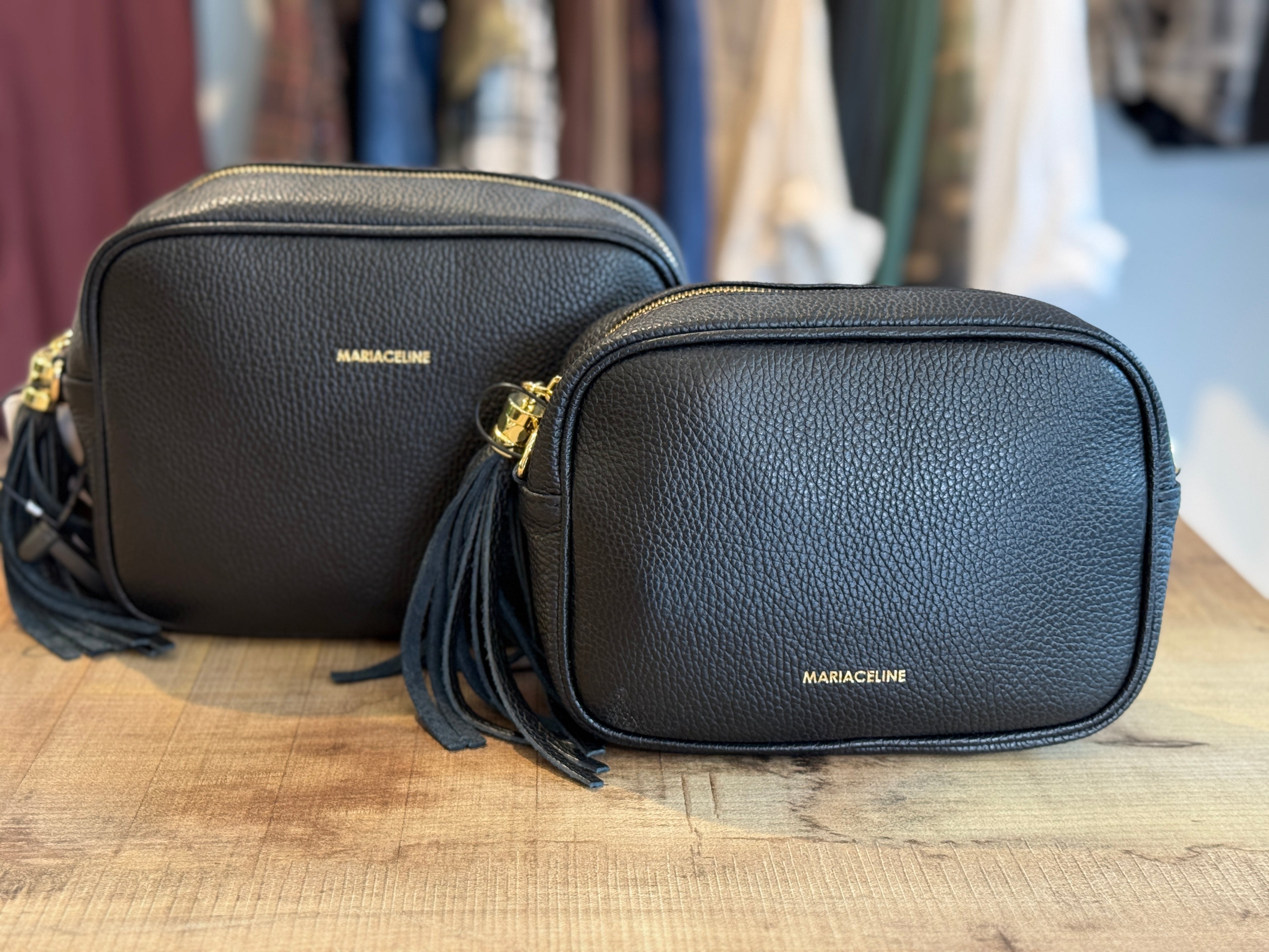 Mini bag con tracolla in pelle